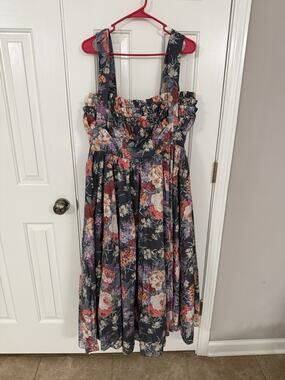 Maison Amory The Grace Blvd Midi Dress 2XL NEW $299